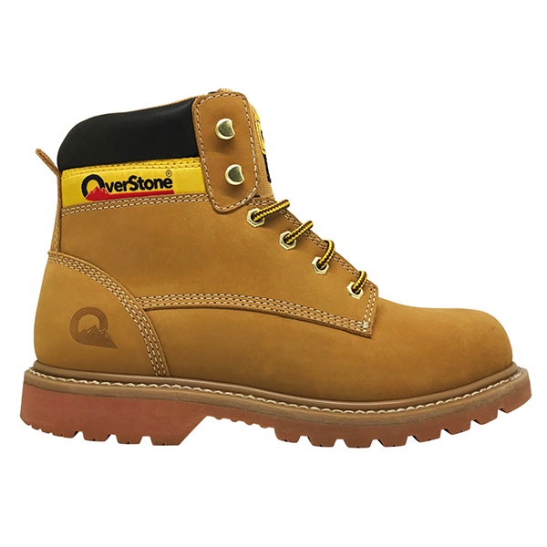 Men's 6 Inch Leather Work Boot with Steel Toe Cap, Penetration Resistant Midsole and Anti-static Functions