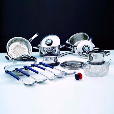 26pcs cookware set, wide edge