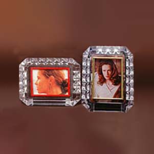 Crystalline rectangular shape photo frame