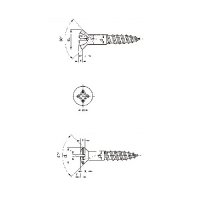 DWO (DIN Oval Head Wood Screw) <DIN 7995>