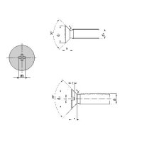 DMF (DIN Flat Head Machine Screw) <DIN 965>
