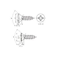 DTO (DIN Oval Head Tapping Screw) <DIN 7983>