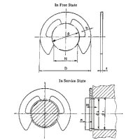 Retaining Rings-e Type