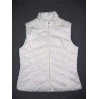 Ladies' 55% polyester 45% cotton woven waistcoat