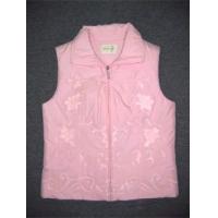 Ladies' 100% polyester woven waistcoat
