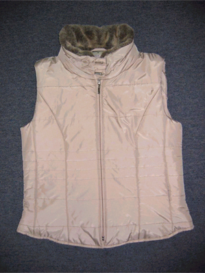 Ladies' 65% Nylon 35% Polyester woven waistcoat