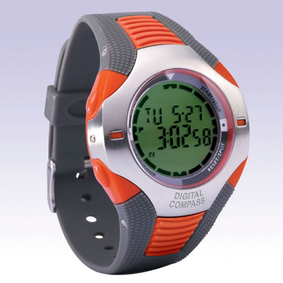 Digital Compass Watch