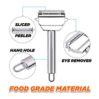Dual Blade Peeler: Peel n Slice