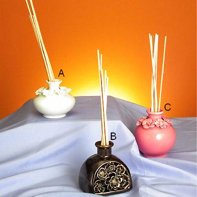 Reed diffusers with fancy pots