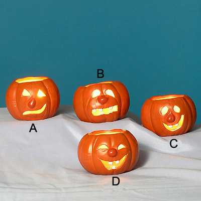 Pumpkin Candle Holders AP26002