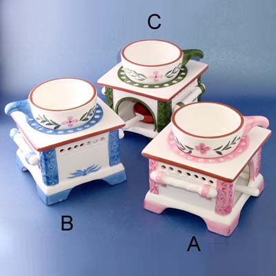 Classical stewing pot oil burners 3pcs set