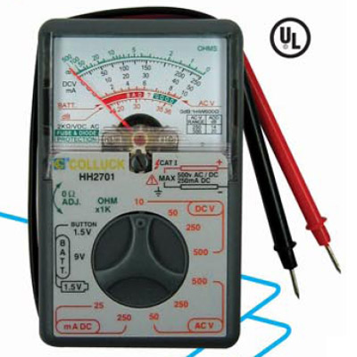 Pocket-Size Analog Multimeter