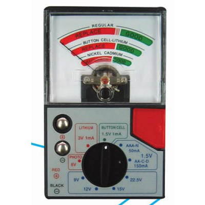 Analog Type Battery Tester