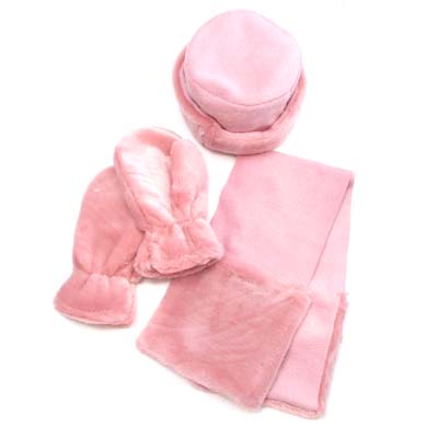 Polyester Glove/Hat/Scarf Set