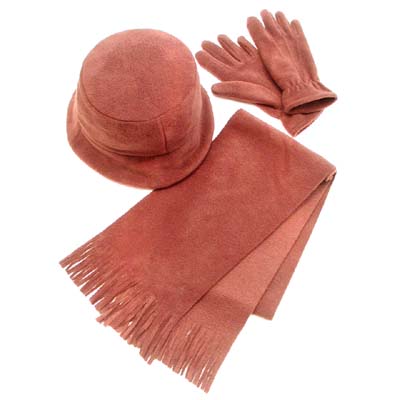 Polyester Glove/Hat/Scarf Set