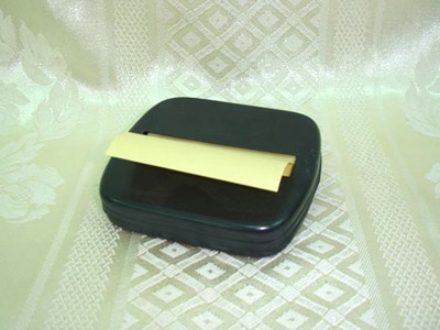Z-fold with plastic box