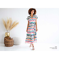 Go Roll With It Dress | Rainbow Stripe