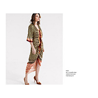 Go 3. Butterfly Dress | Tribal Beat Print