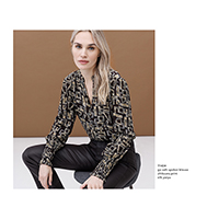 Go Soft Spoken Blouse | Afrikaans Print