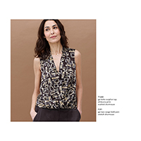 Go Boho Surplice Top | Afrikaans Print