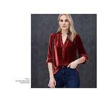 Go Velvet Pop-On Top