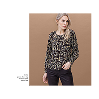 Go Cut Above Top | Afrikaans Print