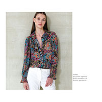 Go Gilded Age Top | Great Escape Print