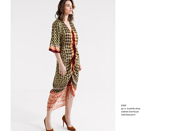 Go 3. Butterfly Dress | Tribal Beat Print