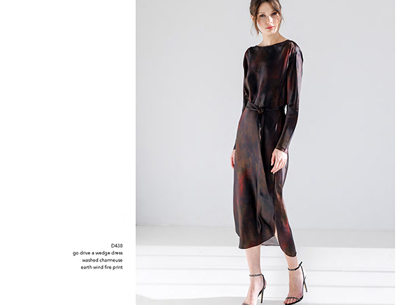 Go Drive a Wedge Dress | Earth Wind Fire Print