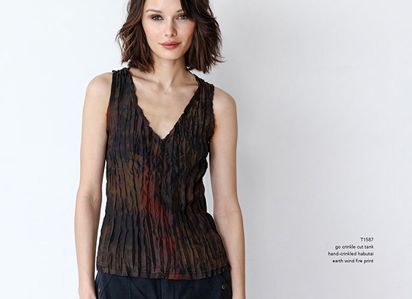 Go Crinke Cut Tank | Earth Wind Fire Print