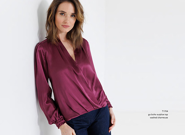 Go Boho Surplice Top