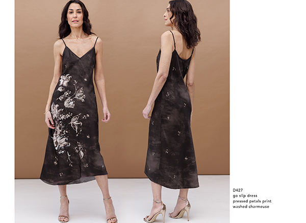 Go Slip Dress | Pressed Petals Print