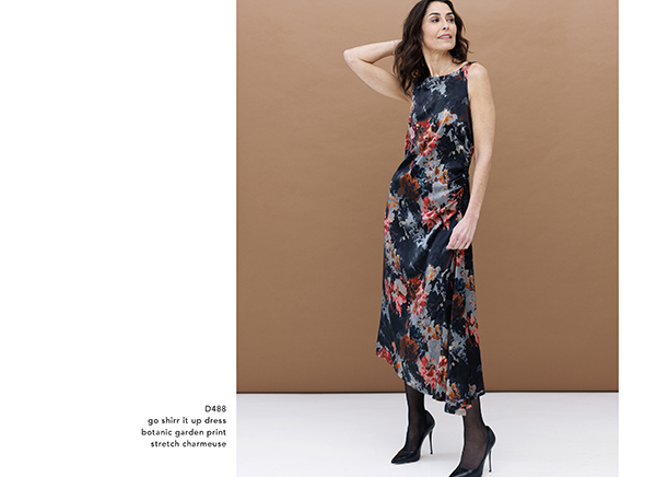 Go Shirr It Up Dress | Botanic Garden Print