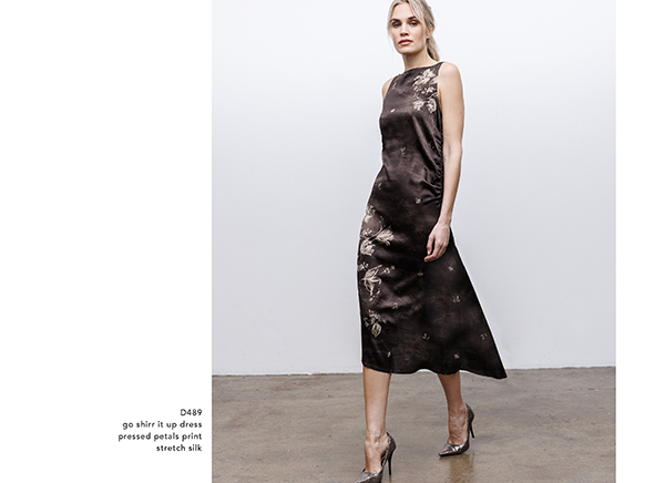 Go Shirr It Up Dress | Pressed Petals Print