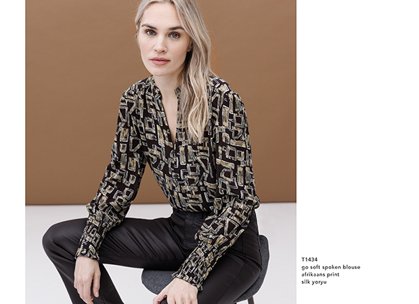 Go Soft Spoken Blouse | Afrikaans Print