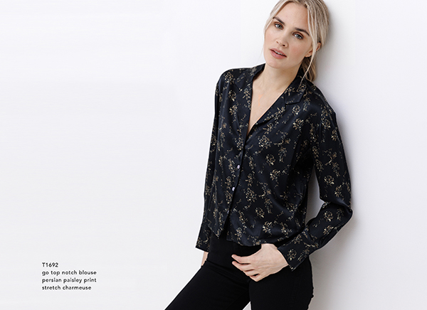 Go Top Notch Blouse | Persian Paisley Print