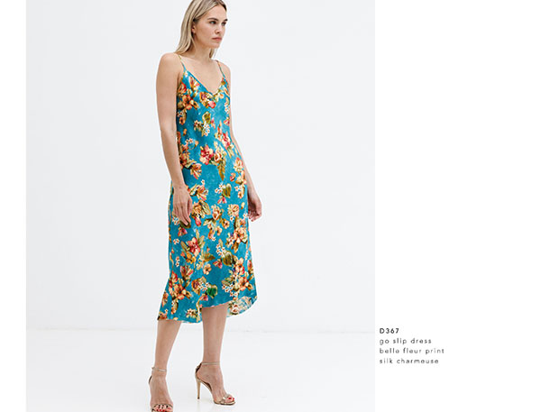 Go Slip Dress | Belle Fleur Print