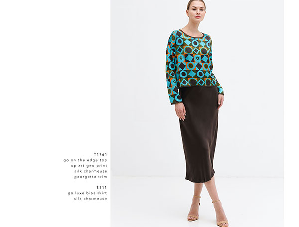 Go On The Edge Top | Cruise Control Stripe Blk