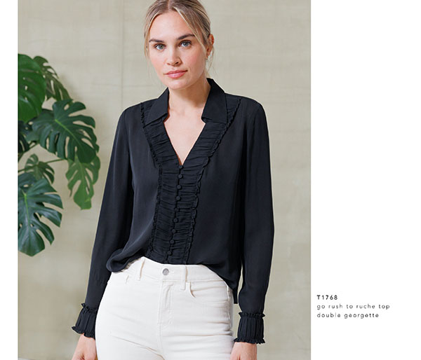 Go Rush To Ruche Top