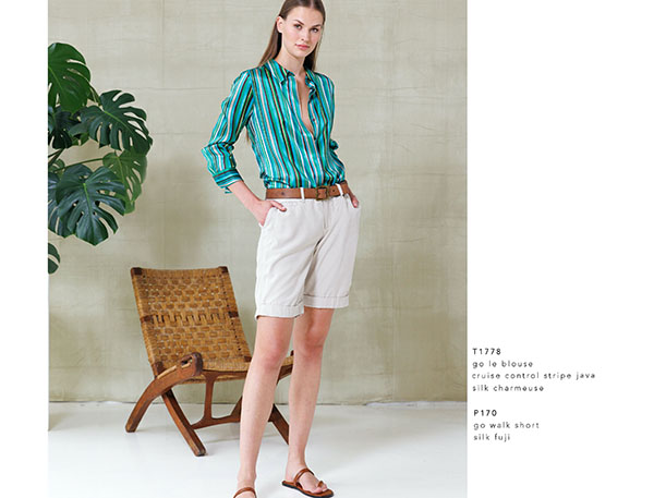 Go Le Blouse | Cruise Control Stripe Java