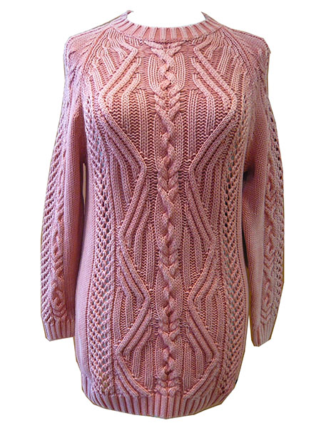 Pullover with Cables