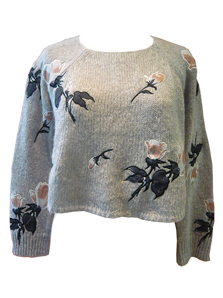 Pullover with Patch Work