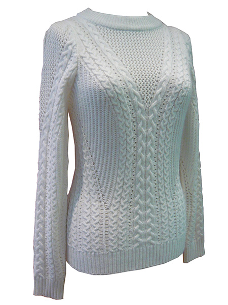Pullover with Cables
