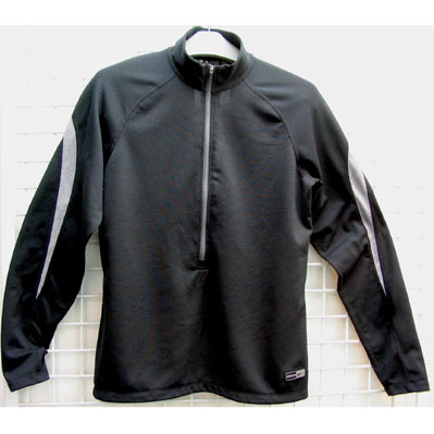 100% Polyester Jacquard Quick Dry Knitted 1/2 Zip Knitted Pullover