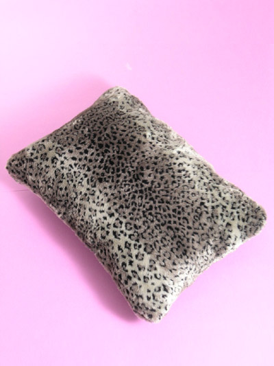 Faux fur cushion