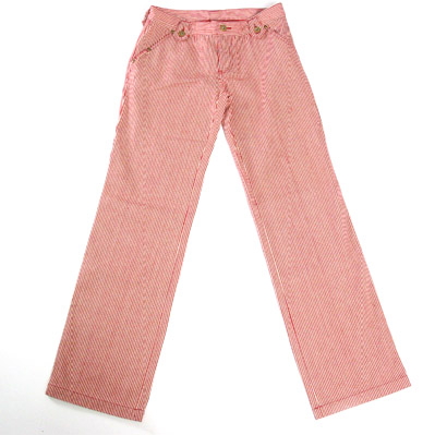 Straight Pinstripe Pants