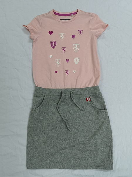Girl's 100% Cotton Knitted Dress