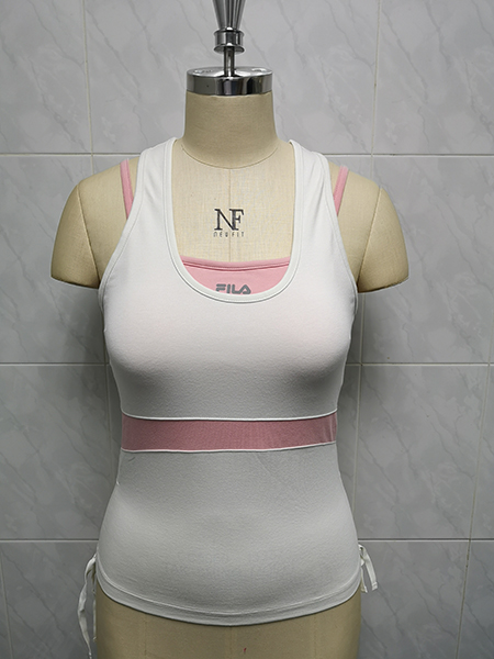 Ladies' 92% Cotton 8% Lycra Knitted Top