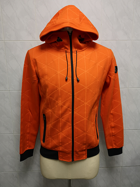 Men's 68% Cotton 32% Polyester Knitted Jacket