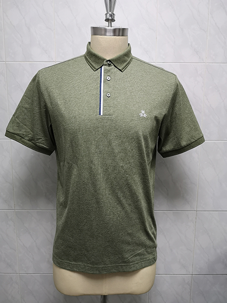 Men's 60% Cotton 40% Polyester Knitted Polo Shirt